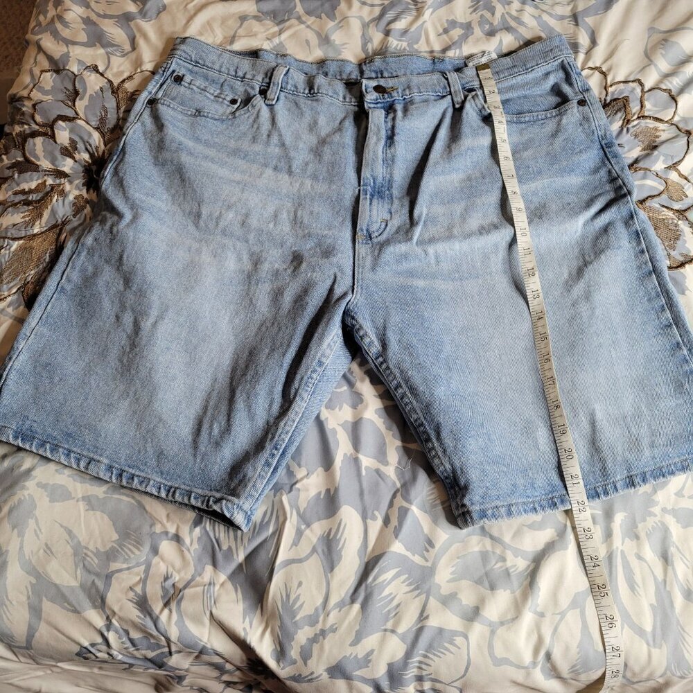 Wrangler Light Blue Denim Men's Shorts - Size 42 - Picture 4 of 6
